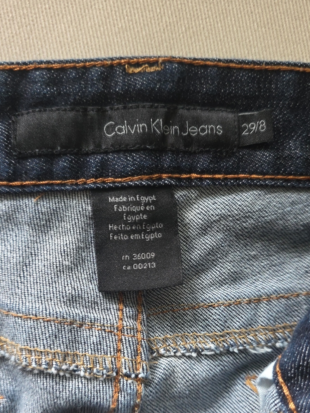 Calvin Klein Jeans Dark Blue Bootcut Women's Jeans - Picture 5 of 6